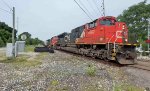 CN 8862 leads B773 east.